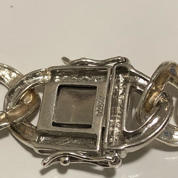 925 CZ cuban link 10mm Bracelet Unisex - Picture 5 of 6